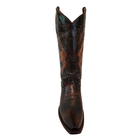 Ferrini Teju Lizard S-Toe Western Boots Chocolate TML 200668 Men's Size‎ US 8 D - Picture 6 of 12
